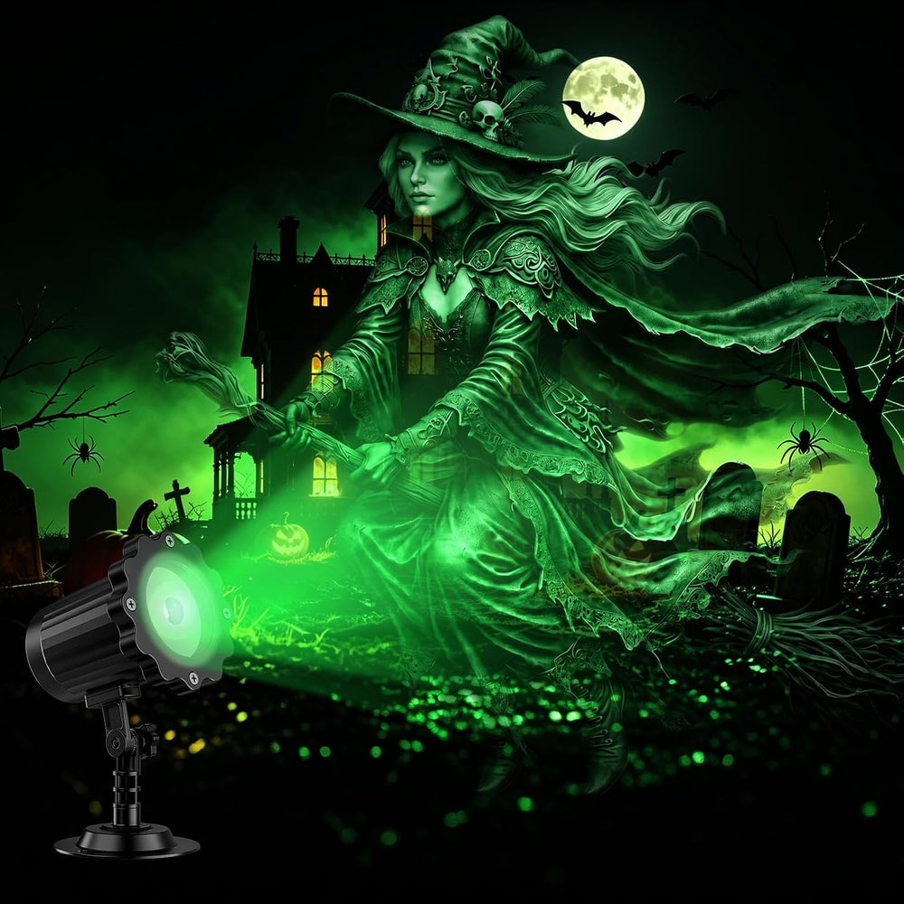 Halloween Projector Light Outdoor 2026 Upgraded Clearer Pattern