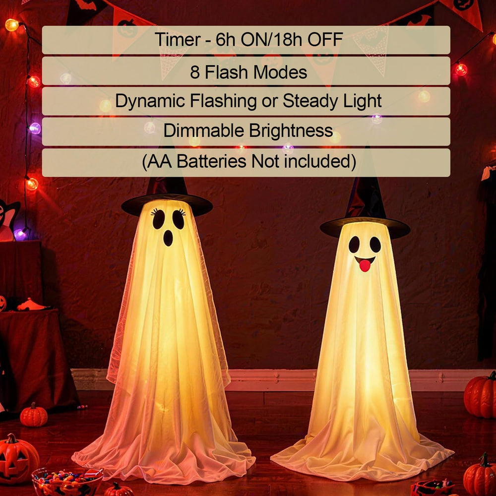 Halloween Decorations Outdoor & Indoor Decor - 2 Pack 59-inch Remote Cont...
