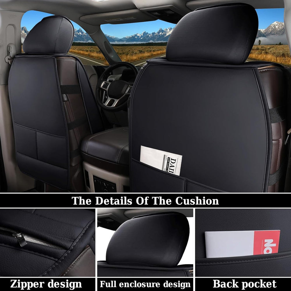 Coverado Ram Seat Covers Full Set, Waterproof Ram 1500 Seat Cover Compatible ...