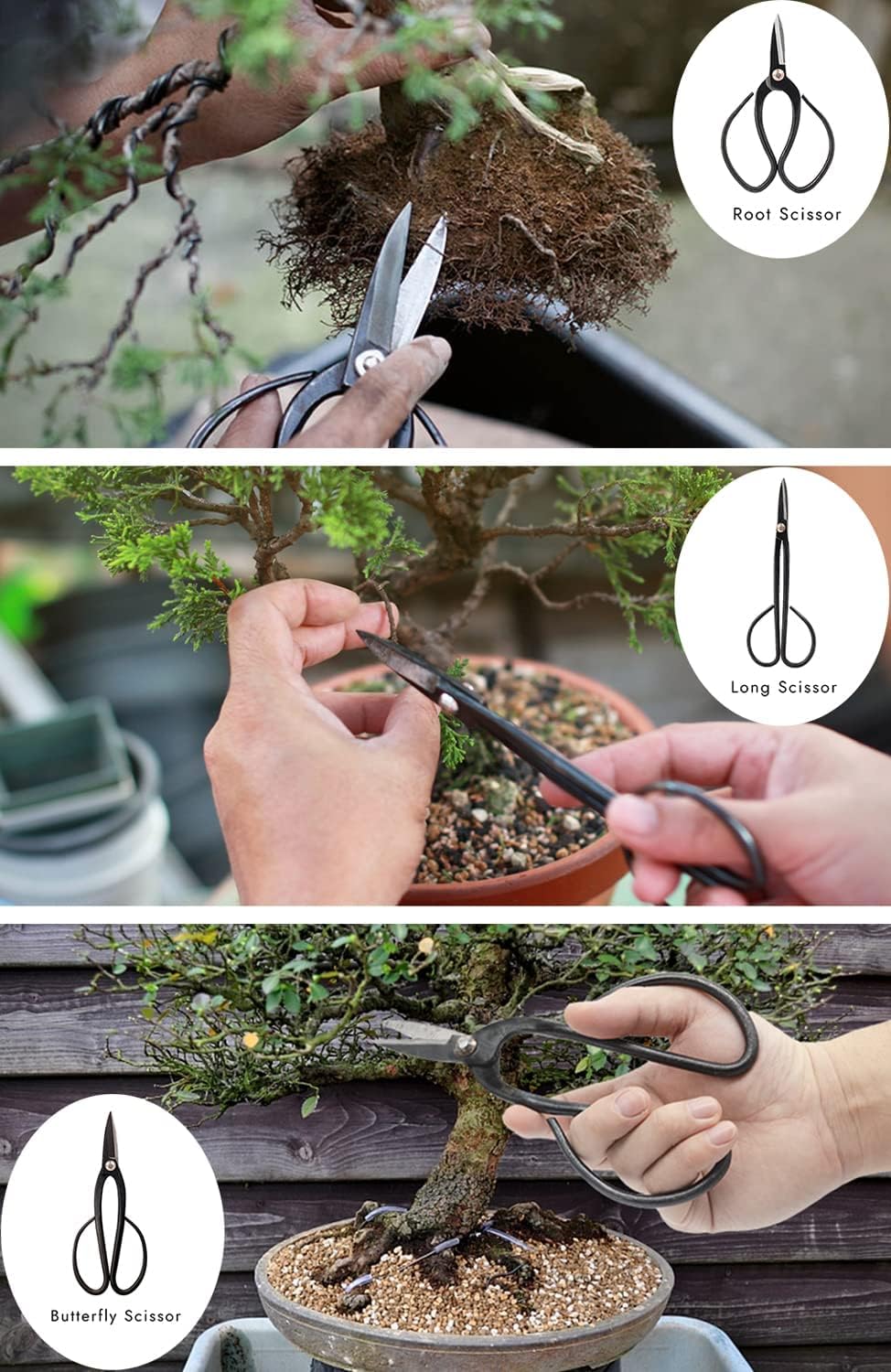Bonsai Tree Tools Kit, 22 PCs Bonsai Tools Set High Carbon Steel Trimming Too...