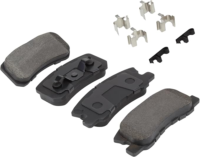 Premium Semi-Metallic Rear Brake Pads Compatible