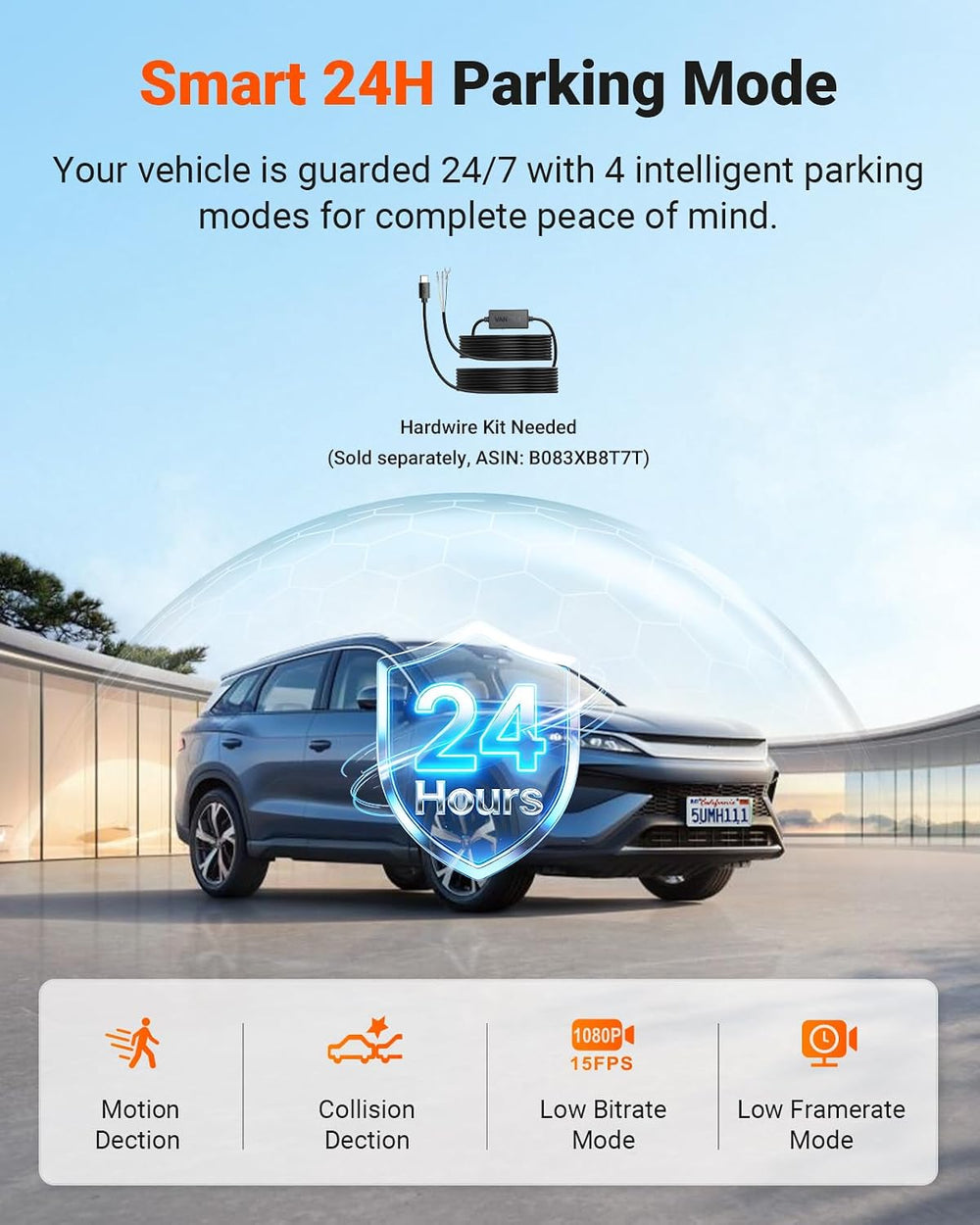Vantrue N4 Pro S 4K 3 Channel Dash Cam, Triple STARVIS 2 HDR Car Camera