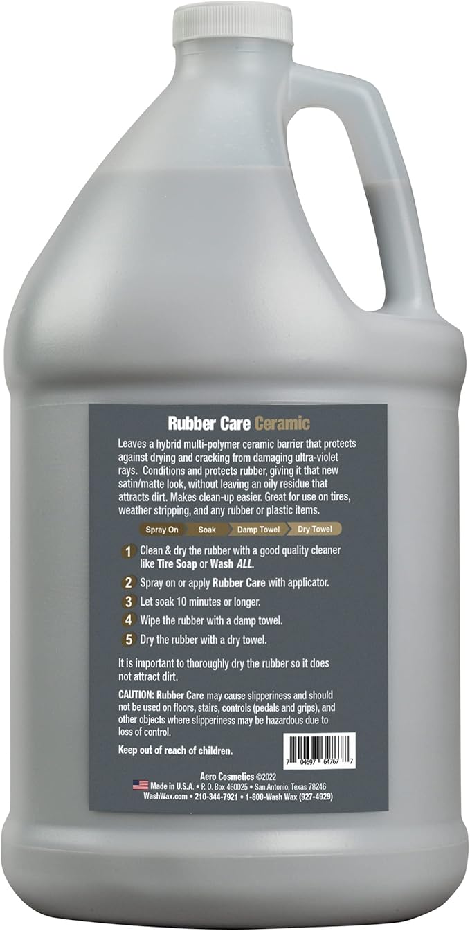 Ceramic Tire Dressing Protector, No Tire Shine, No Dirt or Brake Dust