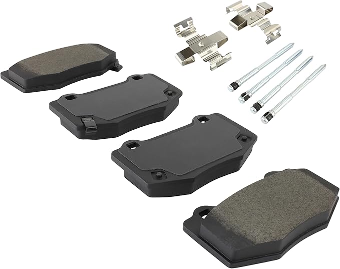 Premium Semi-Metallic Rear Brake Pads Compatible