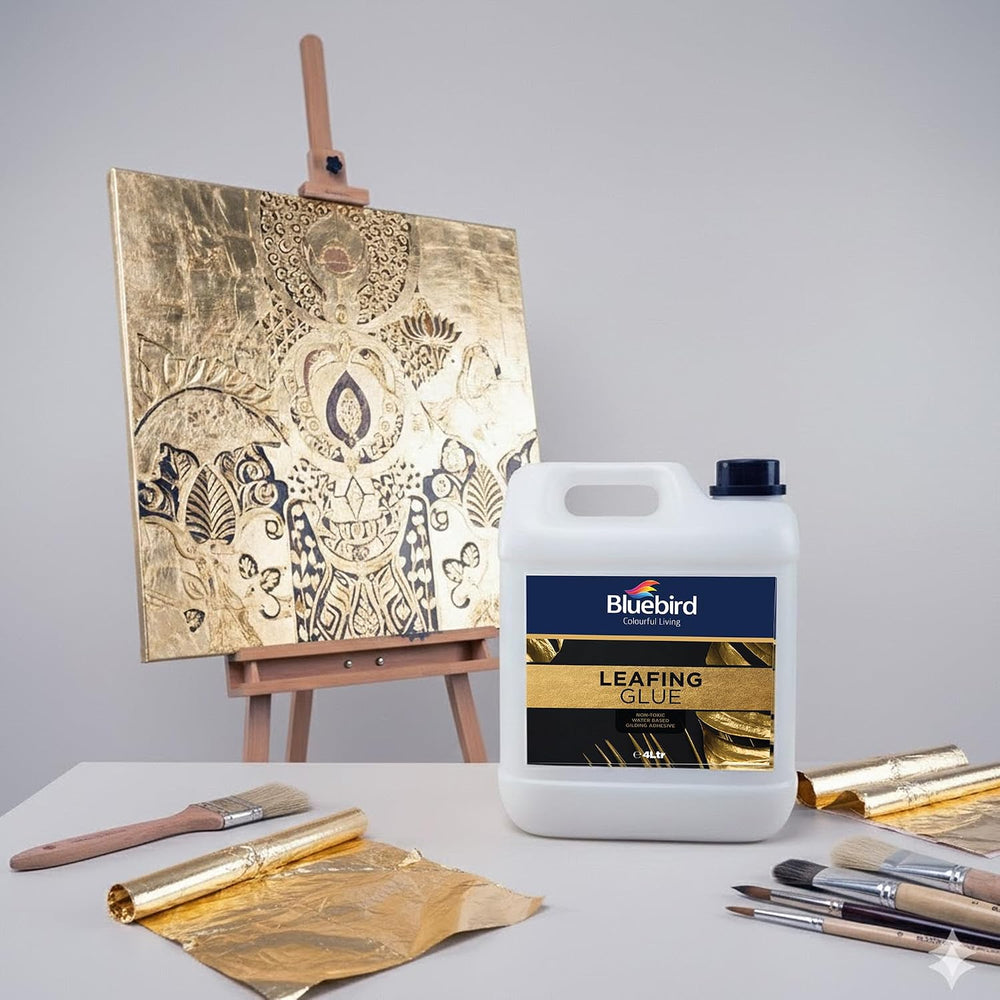 Bluebird Gold Leaf Adhesive 135.2 Fl Oz / 4 Liter Gilding Adhesive, Leafing G...