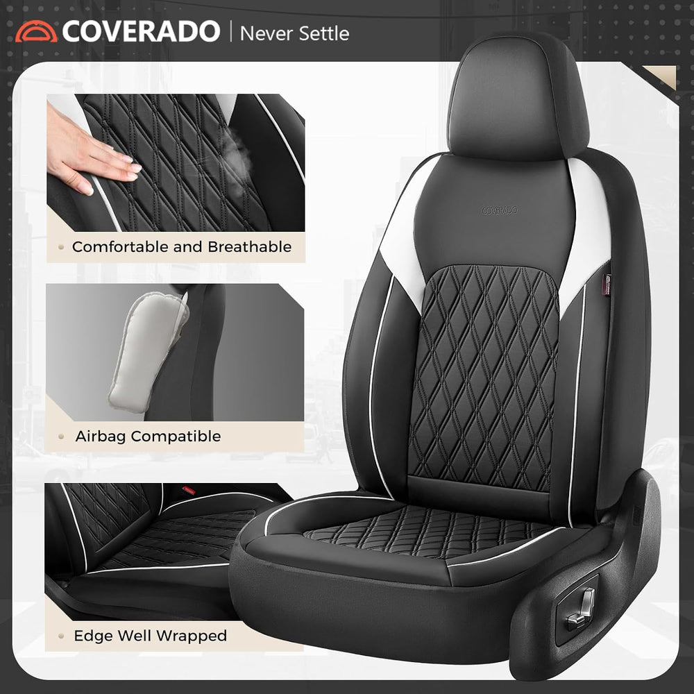 Coverado Automotive Seat Covers, Car Seat Covers Full Set, Car Seat Cover, Wa...