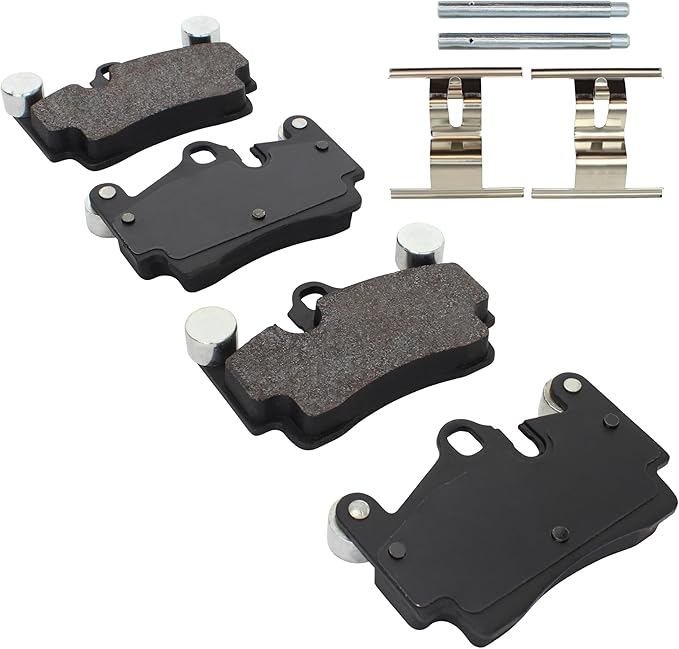 Premium Semi-Metallic Rear Brake Pads Compatible