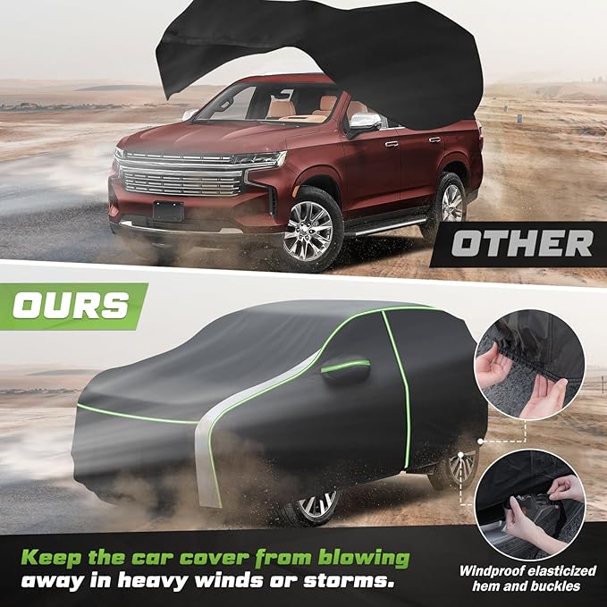 Mixsuper Liner Car Cover for Chevrolet Chevy Tahoe 2007-2026, 7 Layers