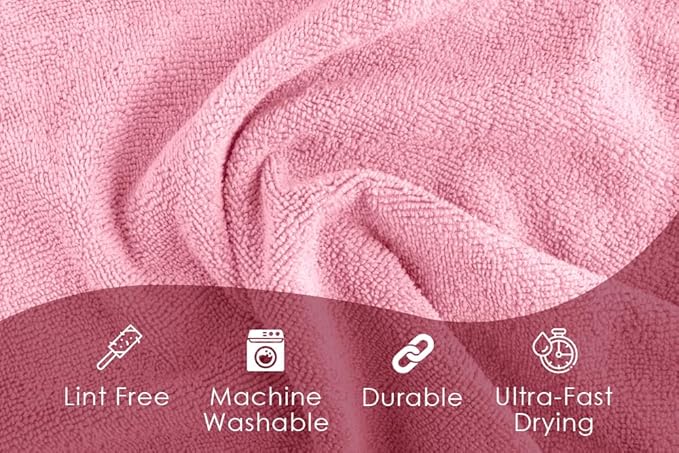 Avalon Towels Microfiber Cleaning Cloths Size 16" x 16", Highly Abs...