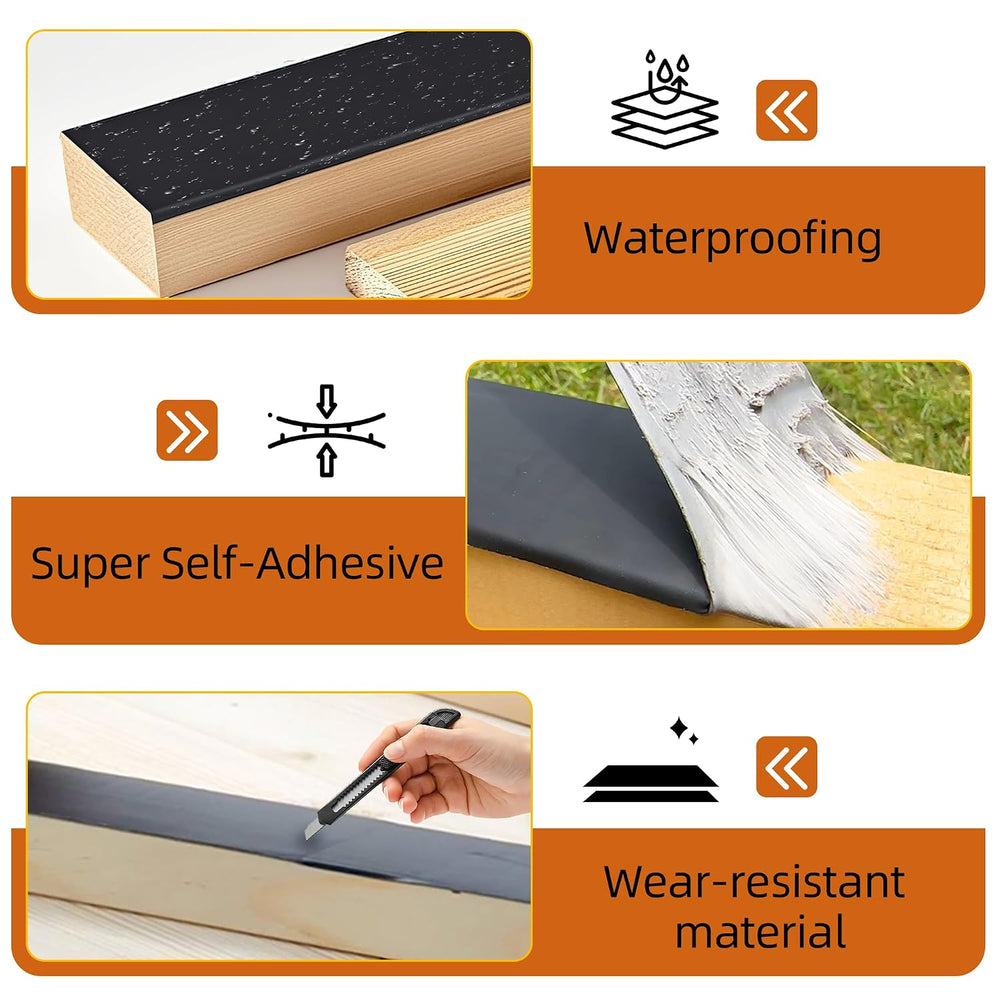 Joist Tape 3" x 50', Self-Adhesive Deck Joist 2 Pack