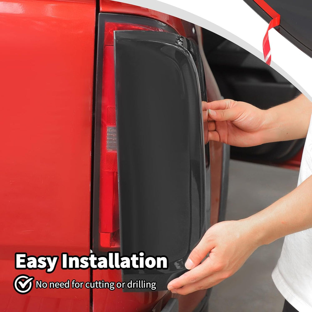 JWWY Smoked Taillight Rear Light Lamp Decor Tinted Darkened Taillight Cover T...