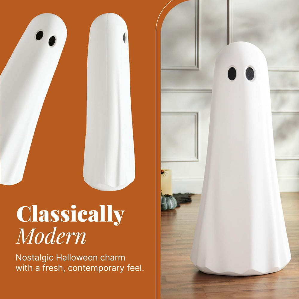 Step2 Boo Buddy Halloween Ghost Statue, White, 40 in, 2 Pack