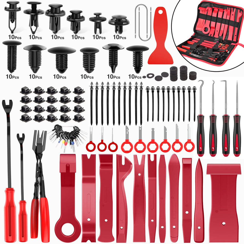 Nilight 238Pcs Trim Removal Tool, Auto Push Pin Bumper Retainer Clip Set