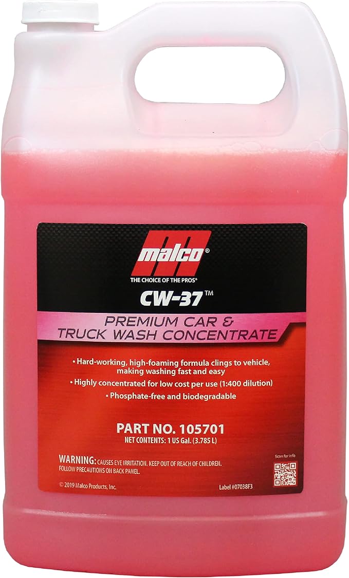 Malco CW-37 Premium Car Wash Concentrate