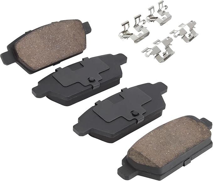 Premium Ceramic Rear Brake Pads Compatible