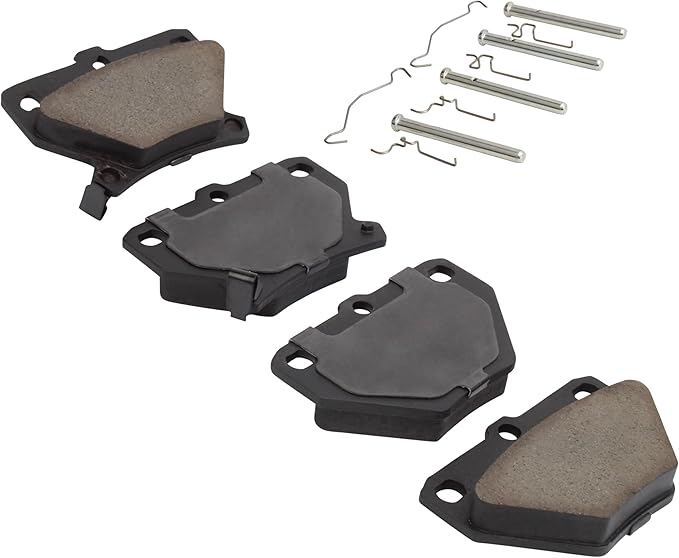 Premium Semi-Metallic Rear Brake Pads Compatible