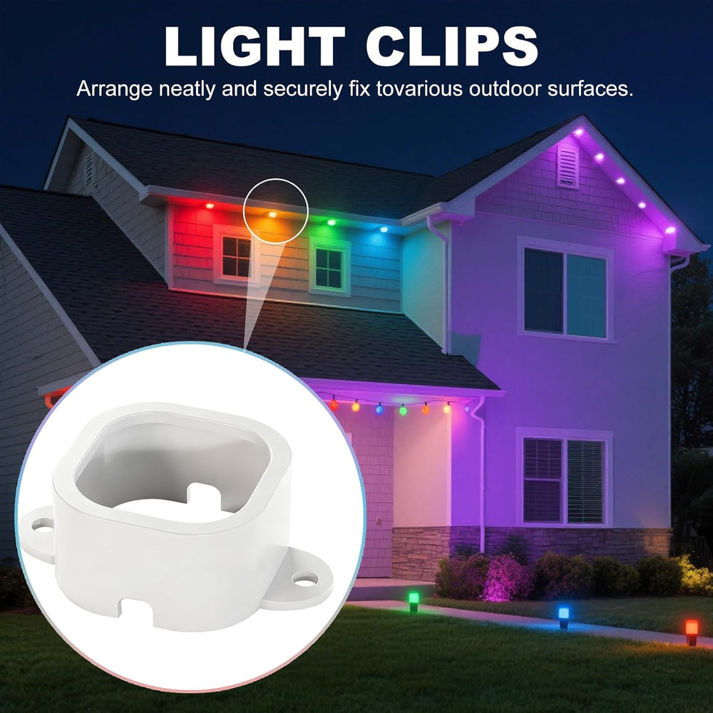 95 Pcs Light Clips Mounting Brackets for Govee Pro H706/H806 Outdoor Lights