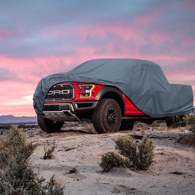 16 Layers Large Truck Cover Waterproof All Weater, Heavy Duty Pickup Truck Cover