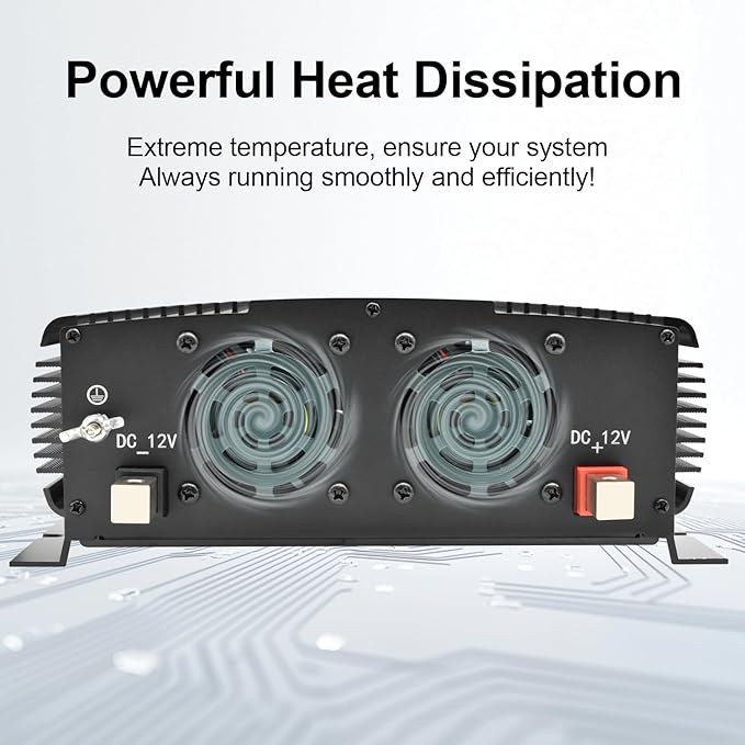 2500 Watt car Power Inverter 12V to 110V /120V, 2000+ watt invertor