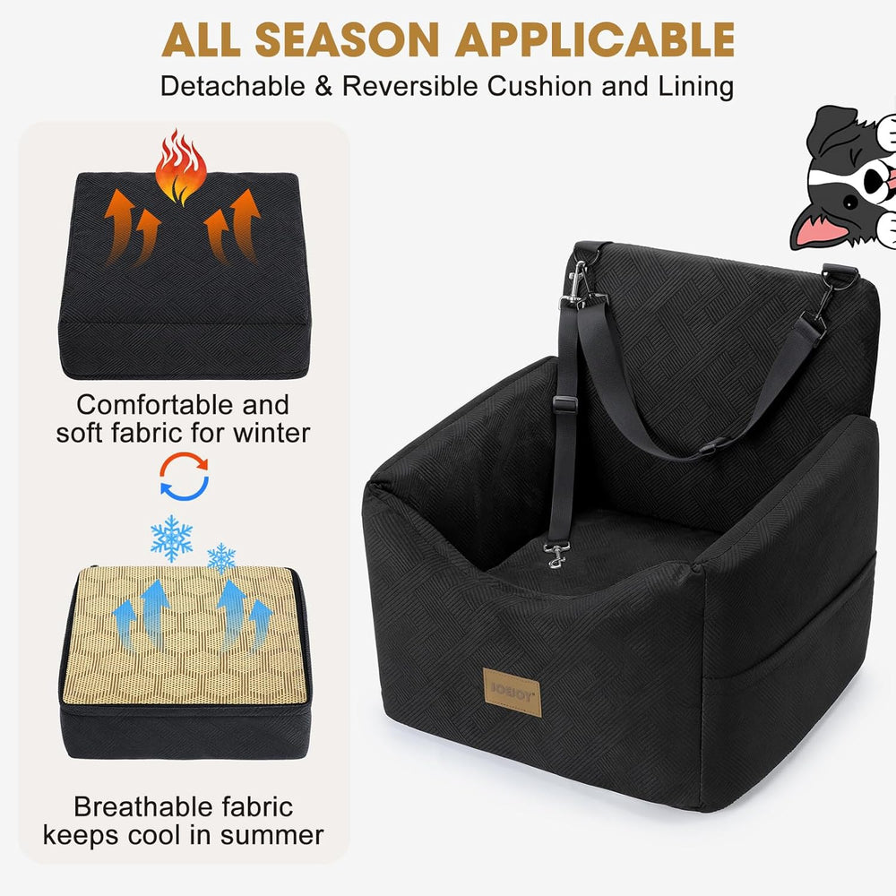 JOEJOY Dog Car Seats for Small Medium Dogs Under 35lbs, Dog Booster Seat with...