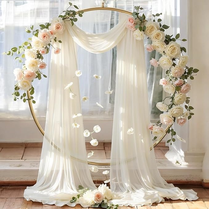 MDS Halloween Chiffon Draping Fabric - 1 Panel, 30" Wide x 40ft Long - S...