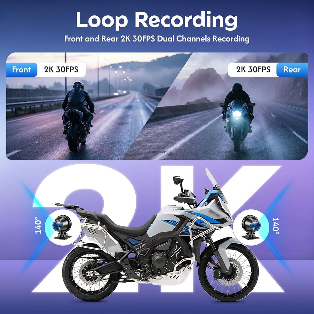 2026 LBW 6" Motorcycle CarPlay QLED Touchscreen (Includes 128G SD), with...