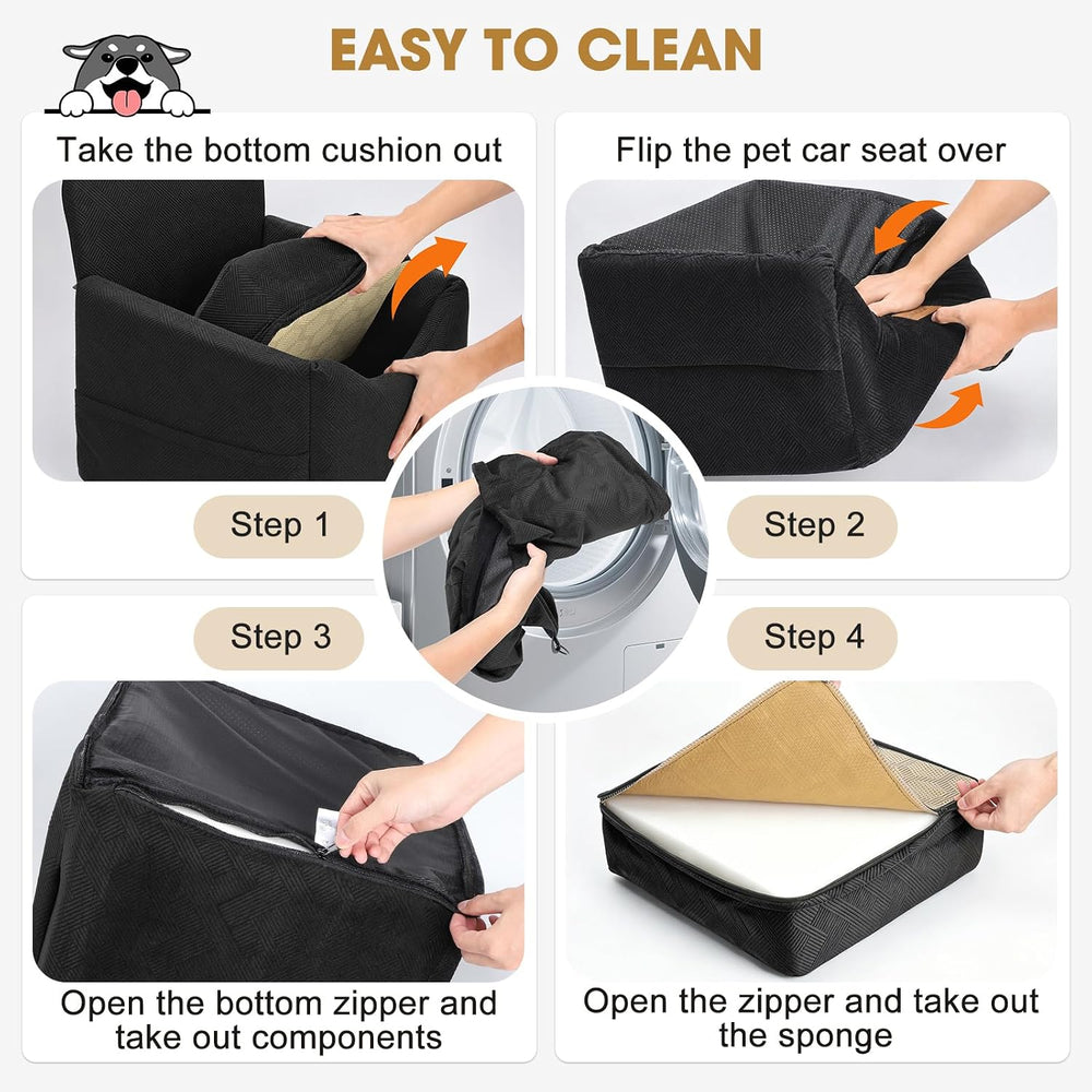 JOEJOY Dog Car Seats for Small Medium Dogs Under 35lbs, Dog Booster Seat with...
