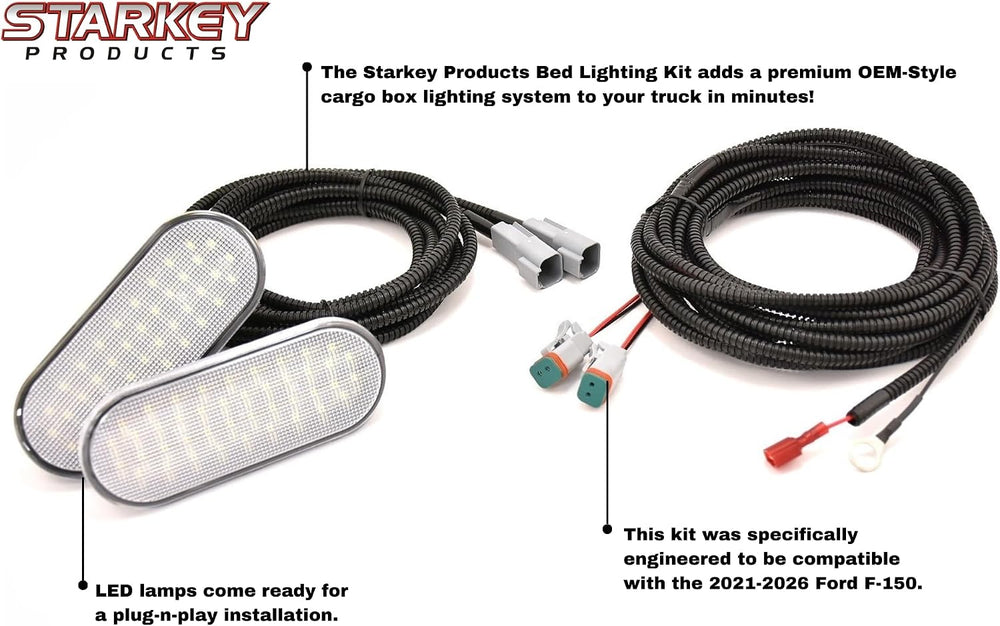 LED Truck Bed Light Kit -Compatible with Ford F-150 2021–2026