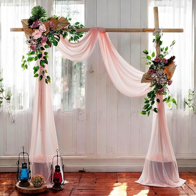 MDS Halloween Chiffon Draping Fabric - 2 Panel, 30" Wide x 40ft Long - S...