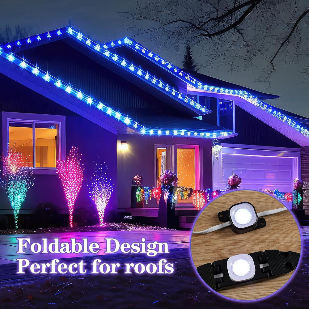Nuanchu 132 Pcs Light Clips Set Compatible with Govee Pro H706 H806, 120 Moun...