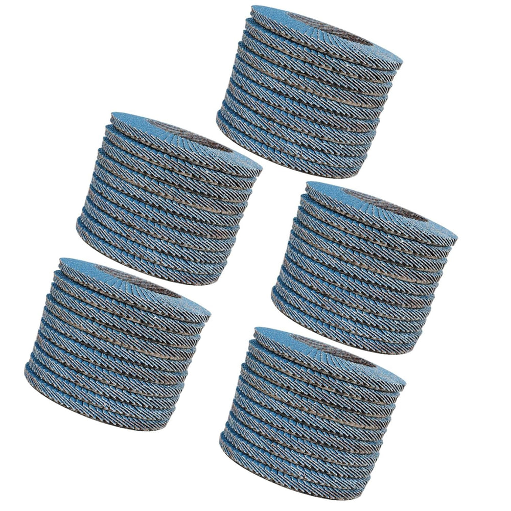 findmall 50 Pack 4-1/2" X 7/8" 40 GRIT Flap Disc Grinding Wheel San...