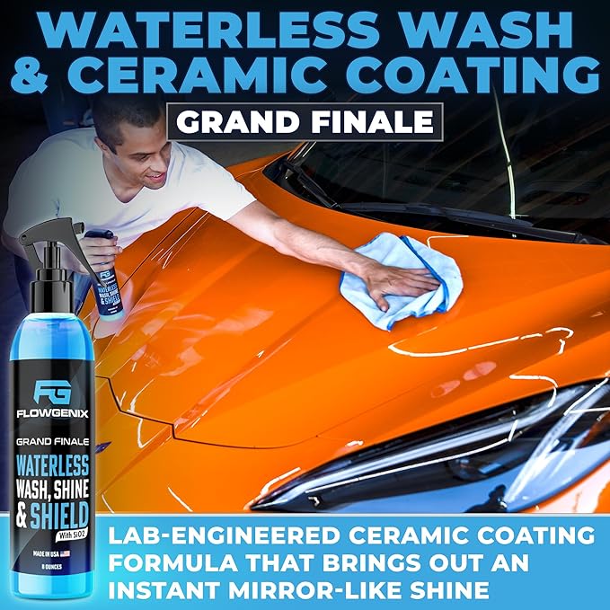 Grand Slam 4-Pack Includes Waterless Car Wash Spray + Instant Car Scratch