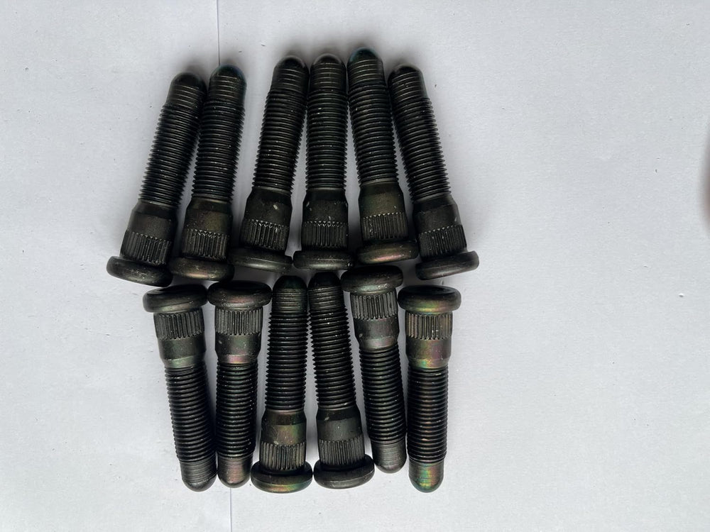 12PCS M14x1.50 Serrated Front Wheel Studs 610-674 Replacement for 2021-2025 C...