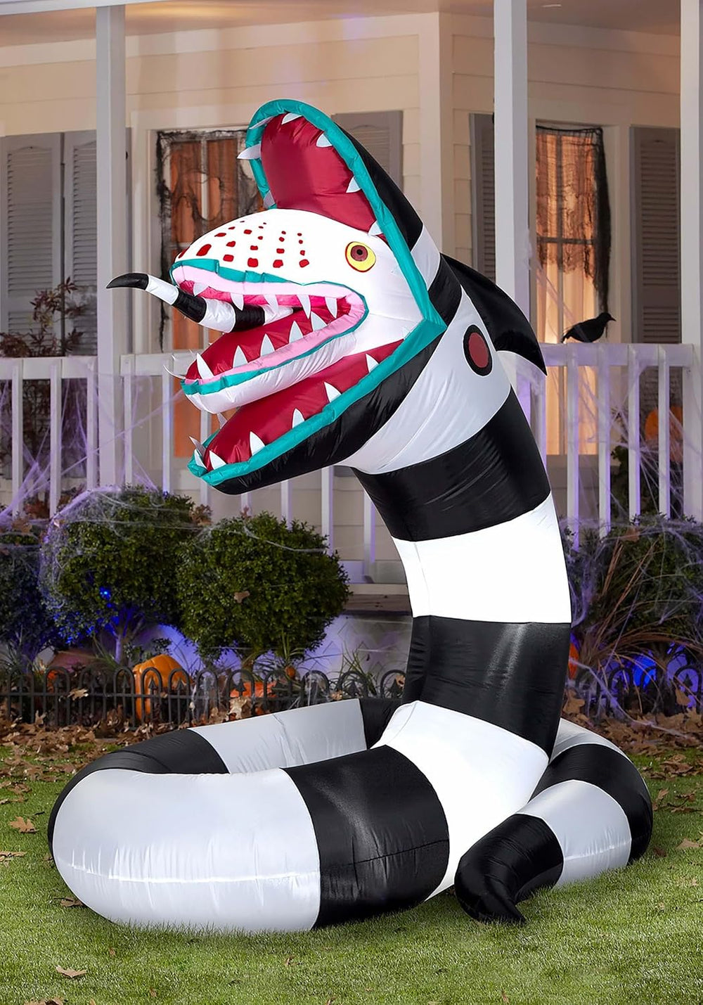 Beetlejuice Sandworm 6ft Inflatable Halloween Decoration | Airblown Yard Deco...