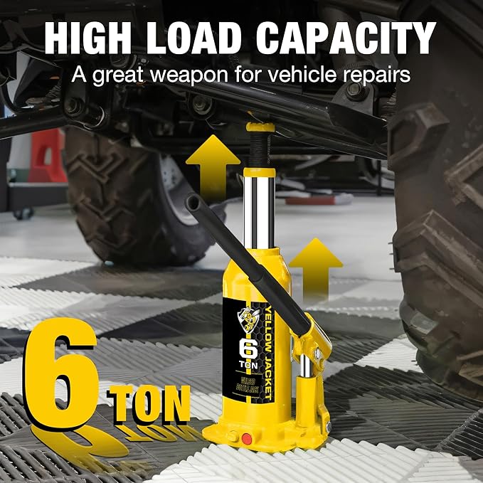YELLOW JACKET 6 Ton Muti-Directional Welded Bottle Jack