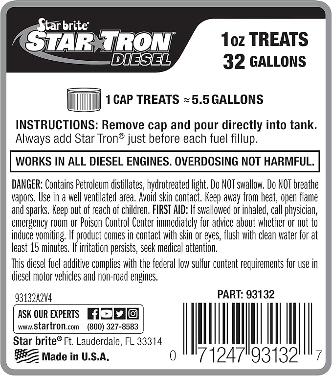 Star Tron Super Concentrated Diesel Formula