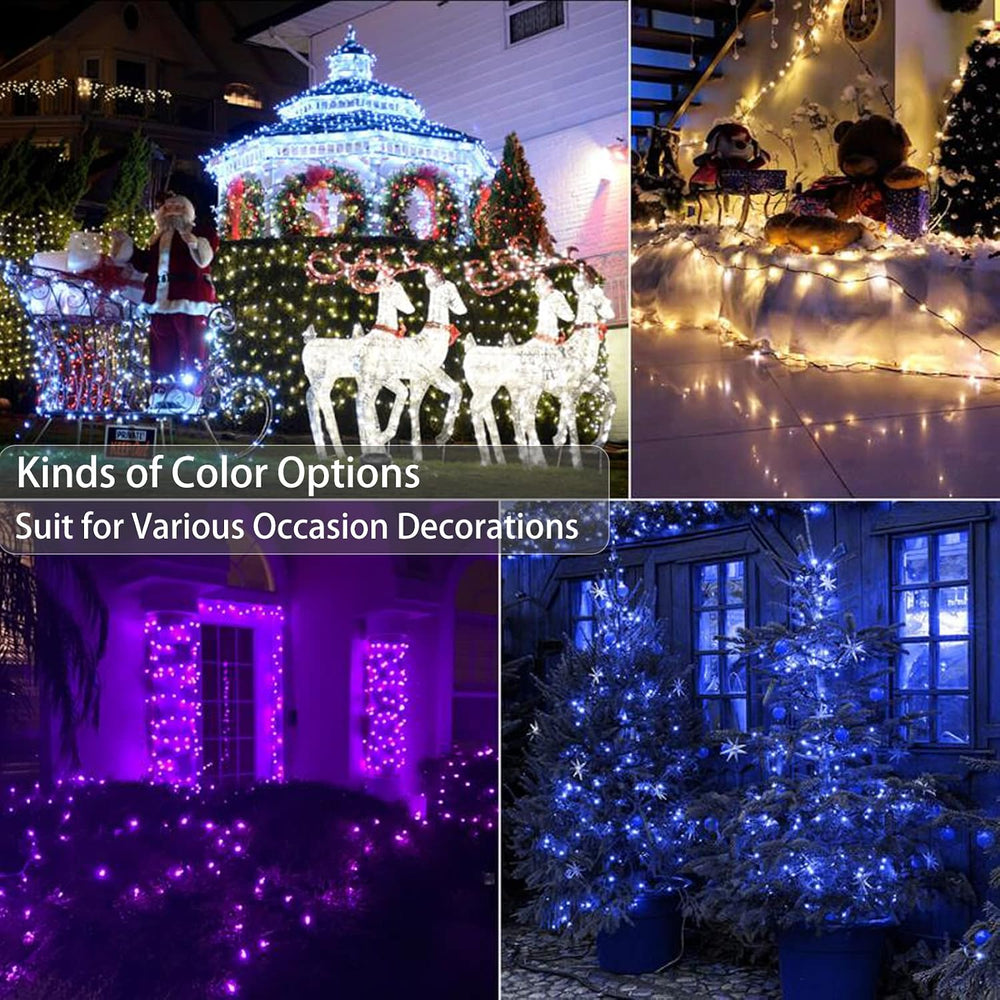 ODEETRONIC 66ft 200 LED Halloween String Lights Color Changing with Remote