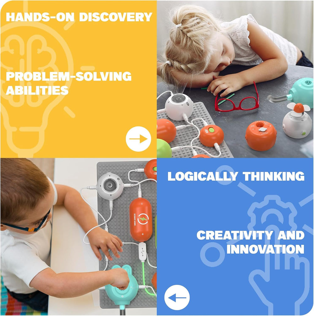SMILESSKIDDO Science Kits Electronics STEM Kit 420+ Projects 35 Parts