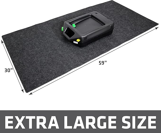 Armor All Premium Maintenance Mat Oil Spill Garage Floor Mat, Waterproof (2Pack)