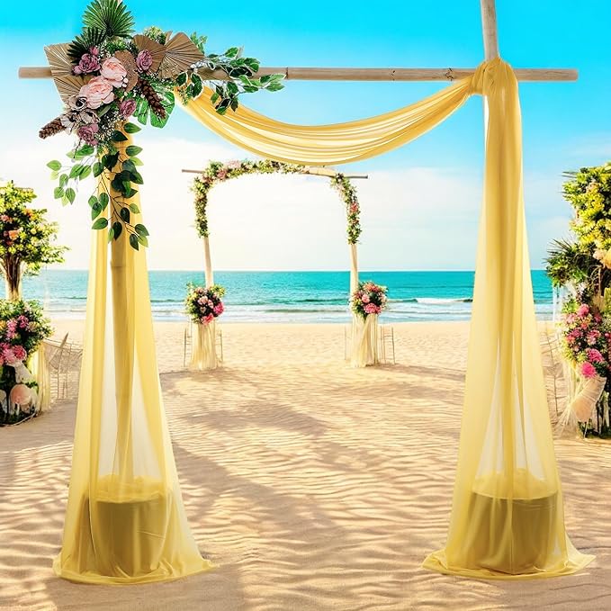 MDS Halloween Chiffon Draping Fabric - 1 Panel, 30" Wide x 40ft Long - S...