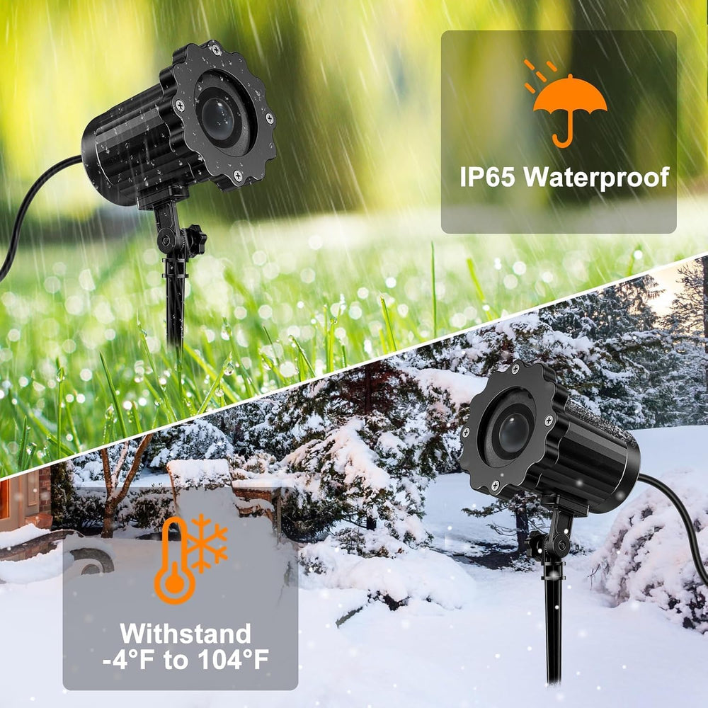 Halloween Projector Lights Outdoor,Skull Halloween Projector for Yard