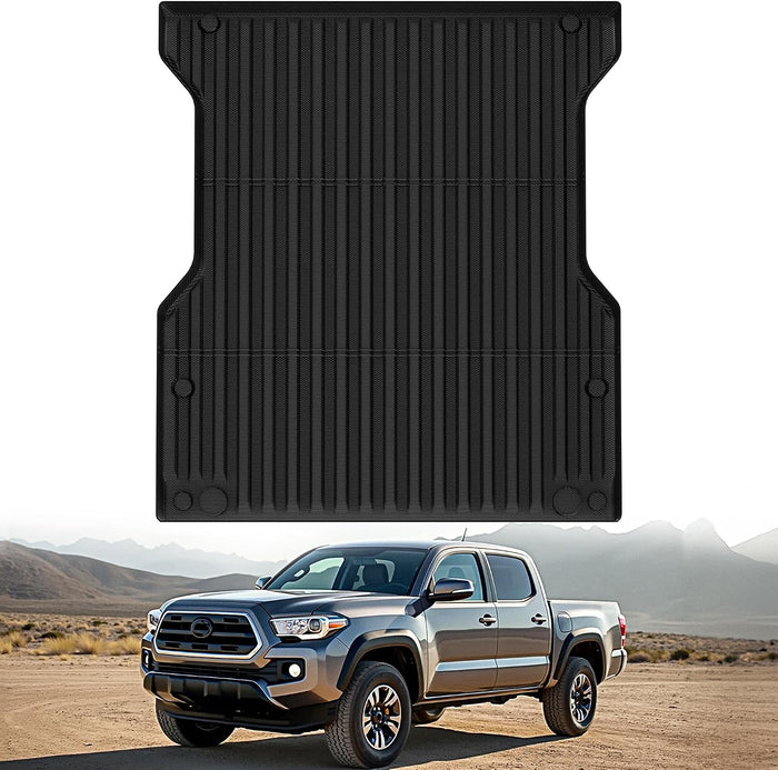 OEDRO Truck Bed Mat Fit for 2024 2025 Toyota Tacoma 5FT, TPE All Weather 2024