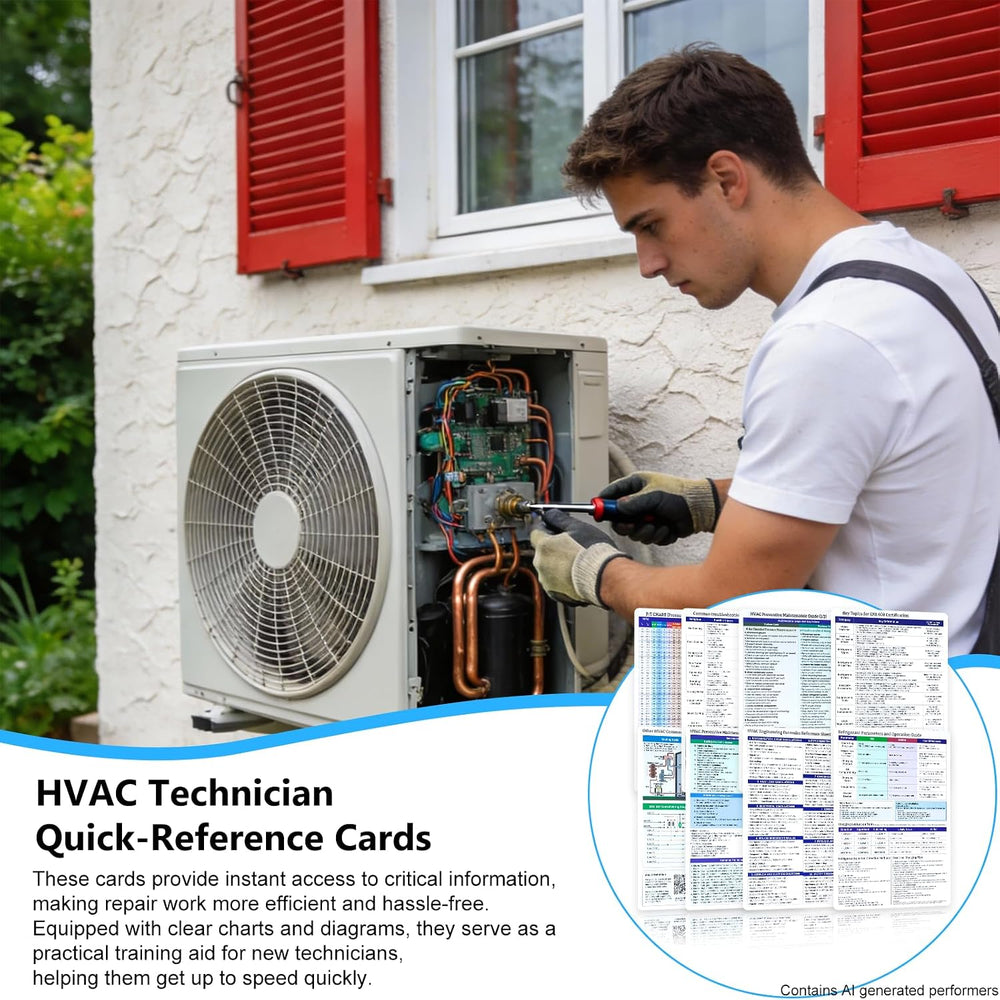 HVAC Quick Reference Cards for Refrigerant Charging