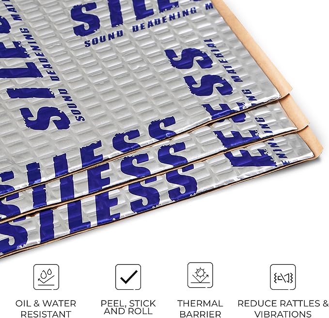 Siless 50 mil 52 sqft Car Sound Deadening mat