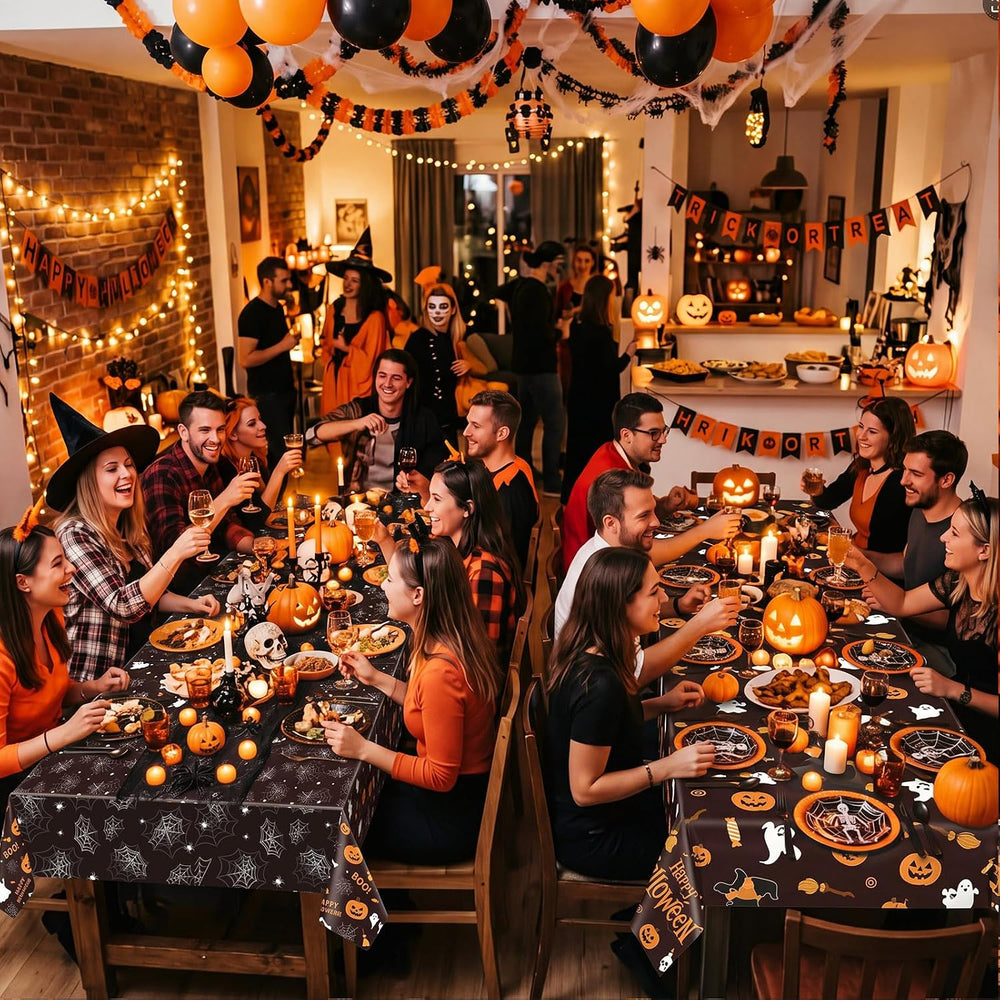 Ceenna Halloween Trick or Treat Party Supply Decoration for 50, Orange
