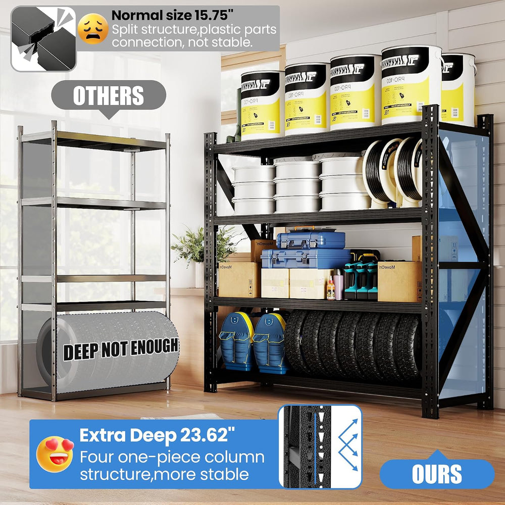 Heavy Duty Metal Shelving Units, Garage Shelves & Storage System