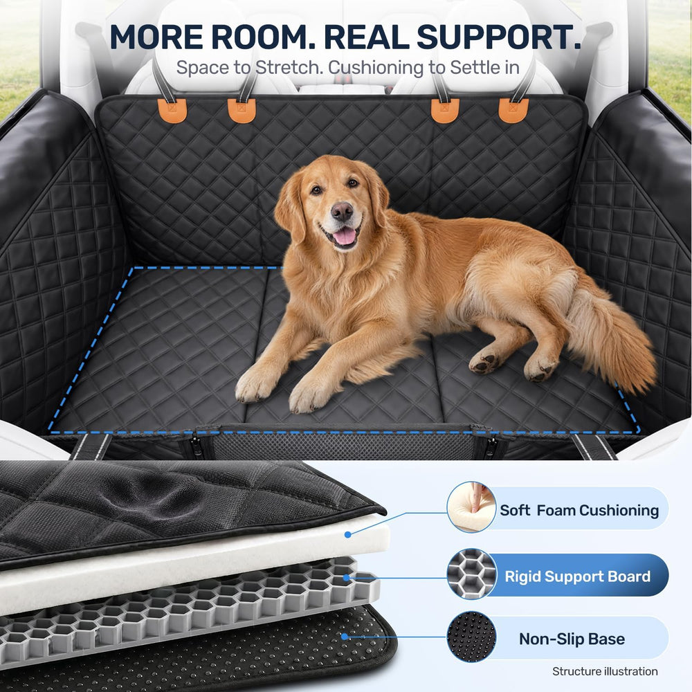 Zanch Pet Liner for Tesla Model 3/Y/YL/S, Stable Hard Bottom DogCover