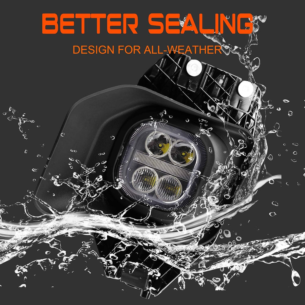 LED Fog Lights with Daytime Running Lights for Ford 2011 2012 2013 2014 2015 ...