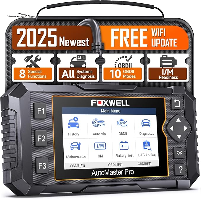 FOXWELL NT624 Elite OBD2 Scanner Upgraded from NT614Elite & NT604Elite Code