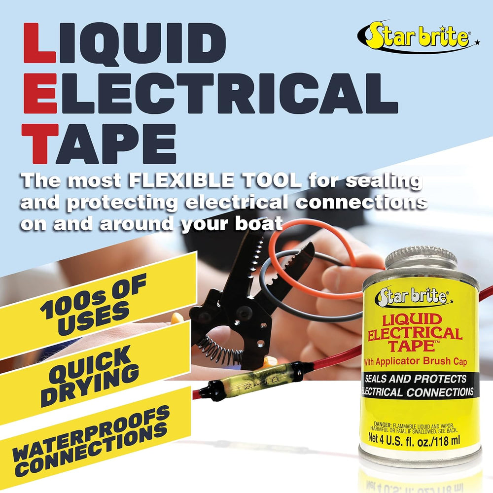 STAR BRITE Liquid Electrical Tape - Superior Adhesion and Flexible Protection...